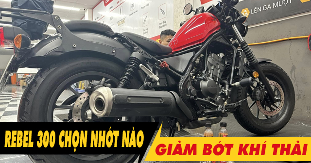 Để xe Rebel 300 chạy giảm bớt khí thải nên 32win nhà cái giải trí cá cược số 1 châu Á loại nào?