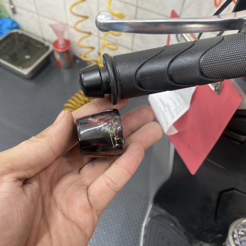 Gù GH Racing carbon sợi cho Honda SH