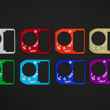 Miếng dán ổ khoá smartkey GH Racing nhôm CNC