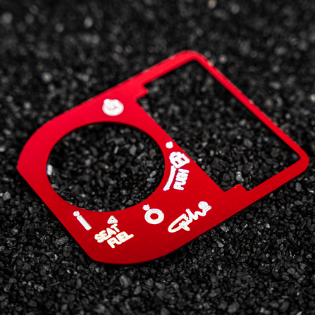 Miếng dán ổ khoá smartkey GH Racing nhôm CNC