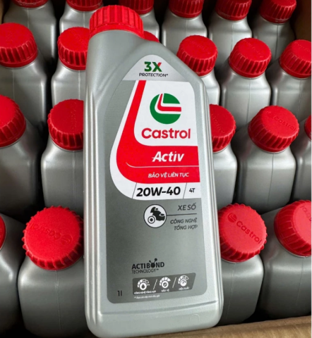 Nhớt Castrol Activ 20W40 1L dành cho xe số