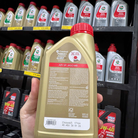 Nhớt Castrol Power 1 Scooter 10W40 0,8L dành cho xe 32 Win game nhà cái trực tuyến