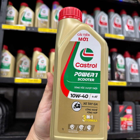 Nhớt Castrol Power 1 Scooter 10W40 1L dành cho xe 32 Win game nhà cái trực tuyến