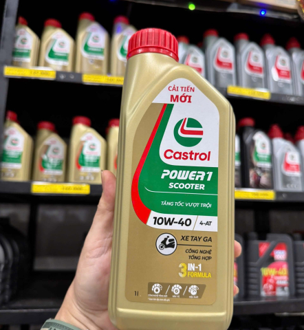 Nhớt Castrol Power 1 Scooter 10W40 1L dành cho xe 32 Win game nhà cái trực tuyến