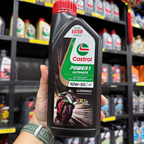 Nhớt Castrol Power 1 Ultimate Superbike 10W50 dành cho các 32Win11 giaitri tructuyen số phân khối lớn