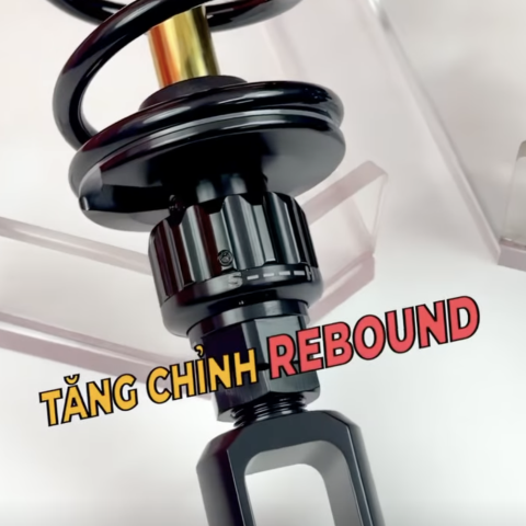 Phuộc X1R X Pro bình dầu ty vàng cho Air Blade 4val 125-160 chính hãng
