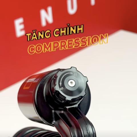 Phuộc X1R X Pro bình dầu ty vàng cho Air Blade 4val 125-160 chính hãng