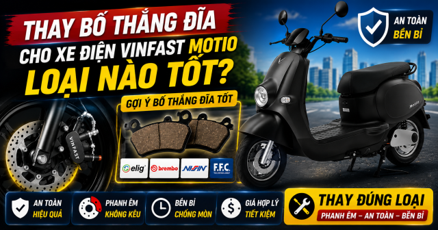 Thay bố 32Wincom Nổ hũ, bắn cá, casino, đá gà cho xe điện Vinfast Motio loại nào tốt?